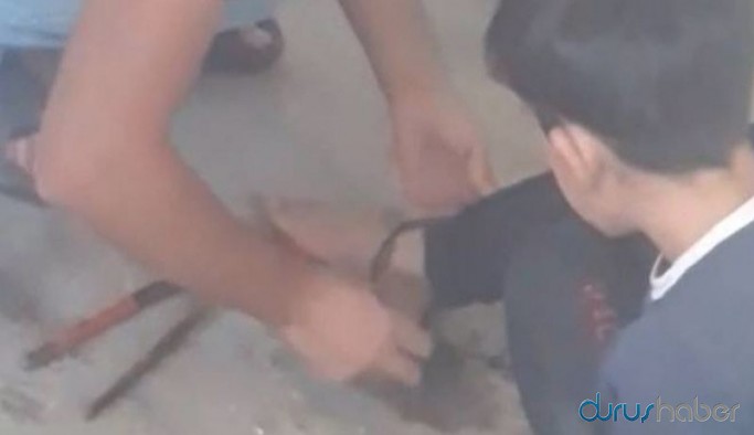 Yangın çıkan evde 11 yaşındaki çocuk zincirlenmiş halde bulundu