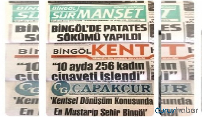 Bingöl'de yerel gazeteler ekonomik nedenlerden birleşme kararı aldı