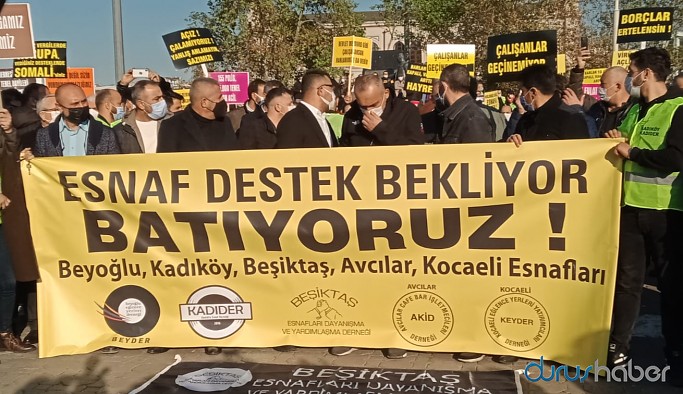 İstanbul esnafı alanlara indi: Dilenmektense direneceğiz