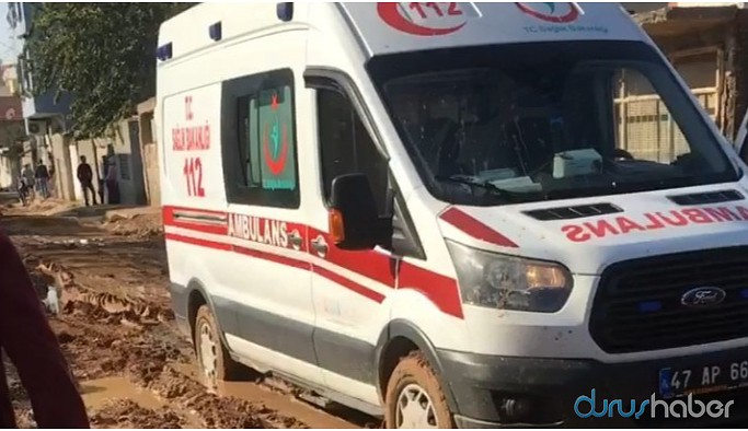 Kayyımın onarmadığı yolda ambulans hasta alamadı
