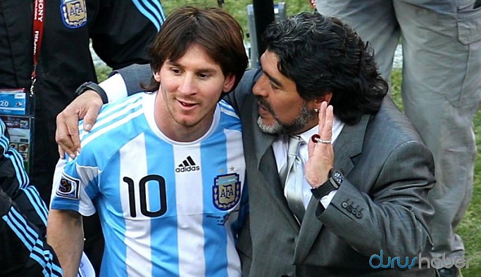 Messi'den Maradona'ya veda: Diego ebedidir