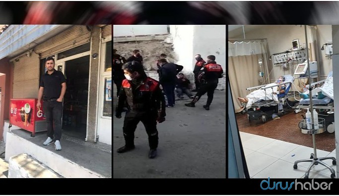 Polisin darp ettiği esnaf hastanelik oldu