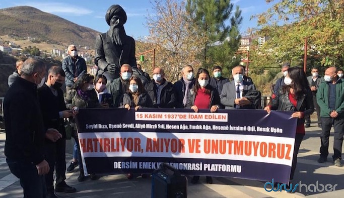 Seyit Rıza ve arkadaşları Dersim'de anıldı