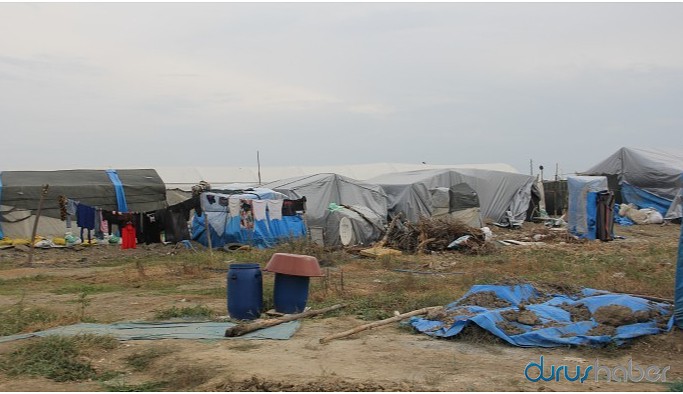 Suriyeli mültecilerin sağlık konteynerleri kaldırıldı