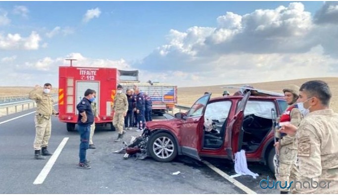 Urfa - Mardin yolunda kaza: 1 ölü 3 yaralı