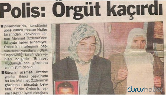 ‘Gözaltında alınmıştır' belgesine rağmen 23 yıldır kayıp