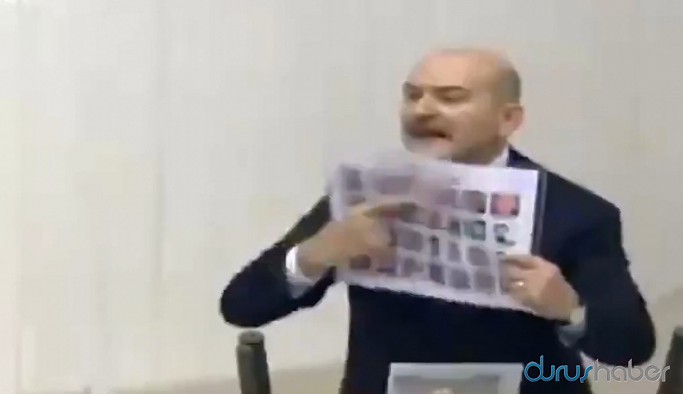 Meclis'te tansiyon yükseldi! Süleyman Soylu'dan HDP'lilere çok ağır sözler