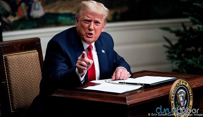 Trump'tan Türkiye'ye yönelik yaptırımlar hakkında flaş açıklama