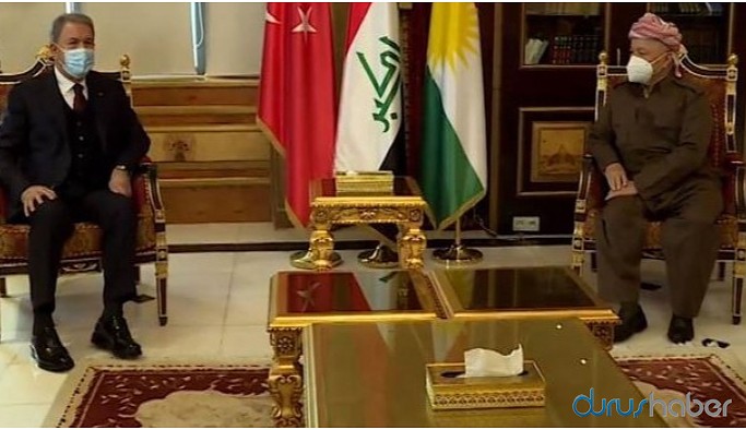 Akar ile Mesut Barzani görüştü