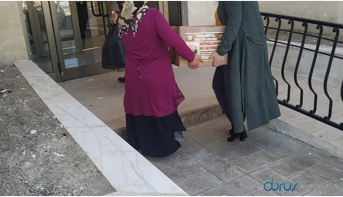 AKP, Vefa Destek Grubu’nun yardım malzemelerini dağıttı!