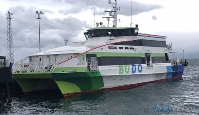 BUDO'dan fırtına nedeniyle bazı seferlerini iptal etti