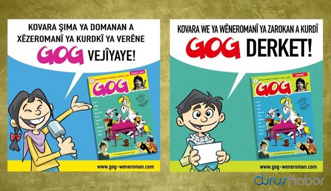 İlk Kürtçe çizgi roman çocuk dergisi 'GOG' yayın hayatına başladı