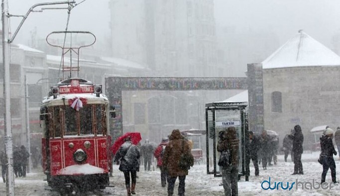 İstanbul'da yarın kar bekleniyor