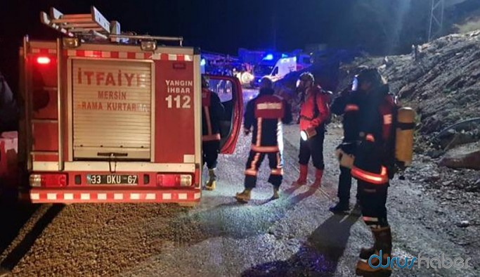 Tünel inşaatında yangın çıktı, 8 işçi hastaneye kaldırıldı