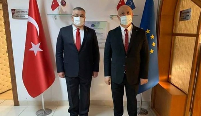 CHP'ye geri dönen Başkan Kesimoğlu'nun ilk resmi ziyareti