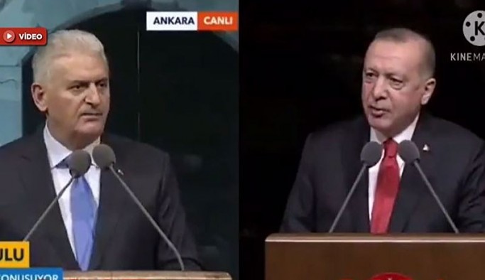 Erdoğan, Binali Yıldırım'ın 4 yıl önce yaptığı konuşmanın aynısını okudu