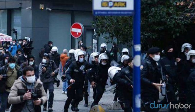 İzmir'de Boğaziçi Üniversitesi öğrencileri ile dayanışma eylemine müdahale
