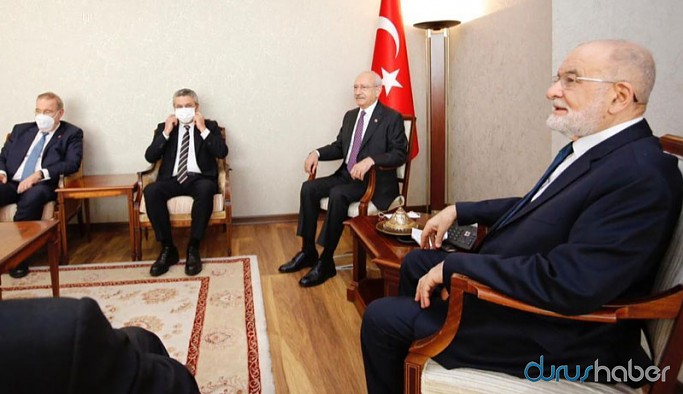 Kılıçdaroğlu, Karamollaoğlu'nu ziyaret etti