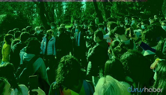 Muharrem İnce Boğaziçili öğrencileri ziyaret etti