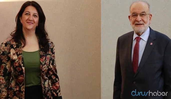 Pervin Buldan, Temel Karamollaoğlu ile görüştü