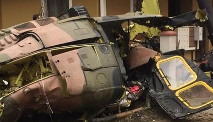 Tatvan'da bir askeri helikopter düştü: 9 asker yaşamını yitirdi