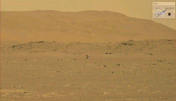 NASA: Mars'ta helikopter uçuşu başarılı oldu
