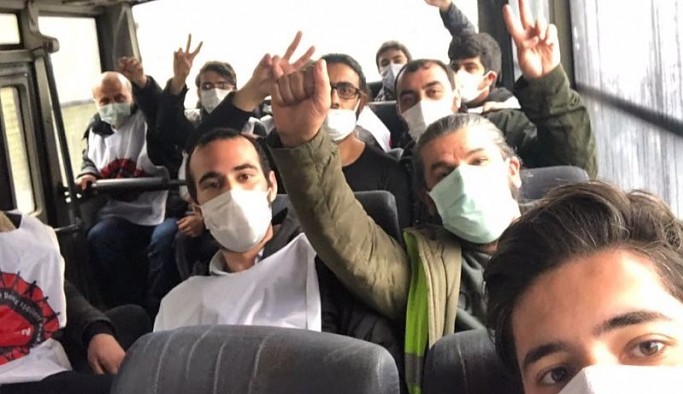 Patronun villası önünde hakkını isteyen Migros işçilerine polis müdahalesi: 32 gözaltı
