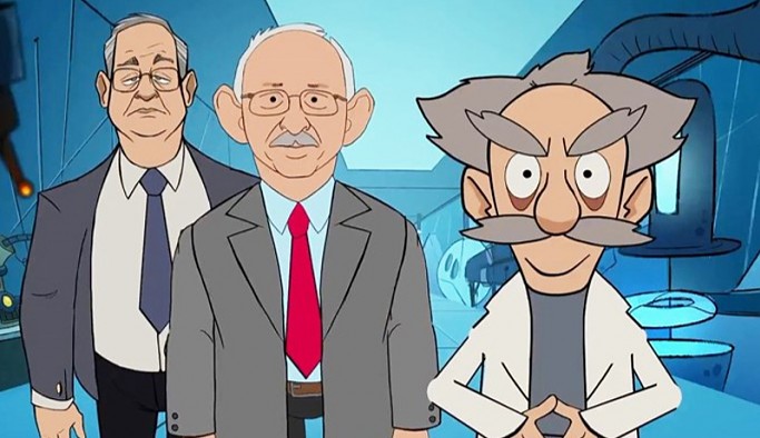 AKP'nin CHP'yi hedef alan animasyonu, partideki pek çok isim tarafından paylaşılmadı