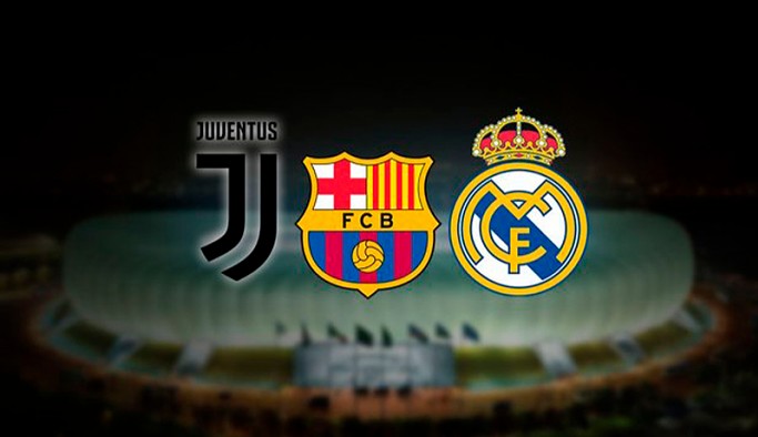 UEFA'dan Real Madrid, Barcelona ve Juventus'a disiplin soruşturması