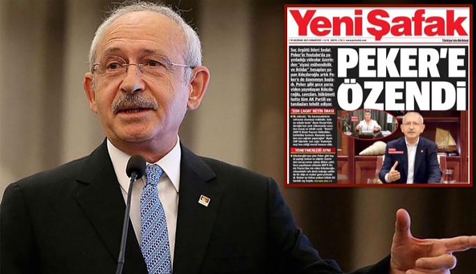 Kılıçdaroğlu Yeni Şafak'ın manşetini paylaştı: Trol algılarını yemeyin