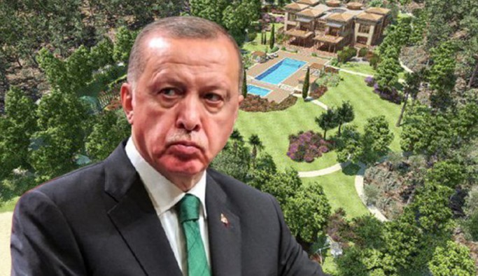 Erdoğan'ın 'Yazlık Sarayı'nın görselleri paylaşıldı