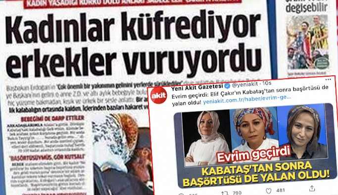 Yeni Akit, 'Kabataş yalanı'na sekiz yıl sonra 'provokasyon' dedi