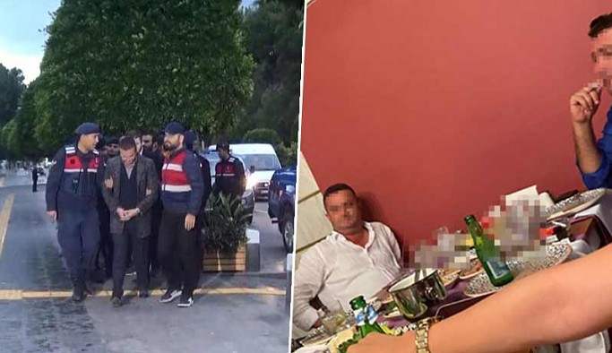 Ağır ceza mahkemesi hakimi, yargıladığı sanıkla içki masasında çıktı