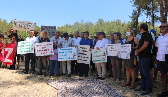 Akbelen’de nöbet sürüyor: Hayvanlar, bitkiler ölüyor, onların ise tüm dertleri para