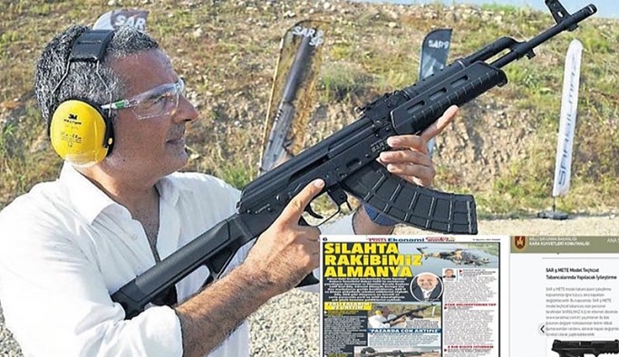 Bildirici'den silahla poz veren Hakan Çelik'e eleştiri