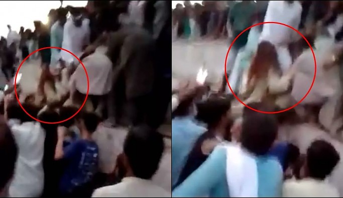 TikTok videosu çekerken yüzlerce erkeğin tacizine uğradı!