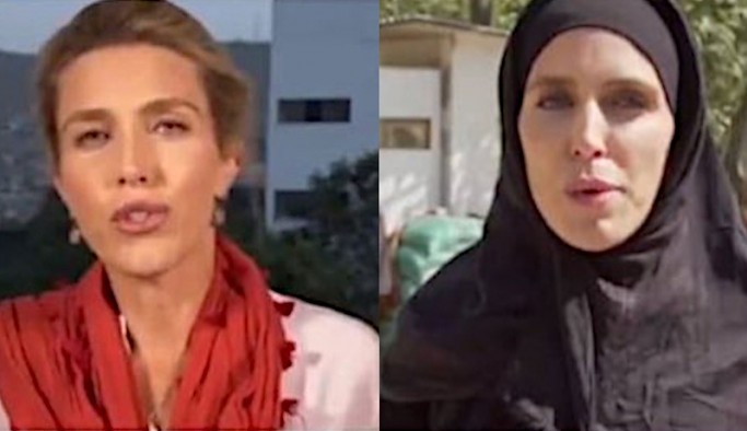 Ünlü CNN muhabiri Taliban'dan sonra örtünmek zorunda kaldı