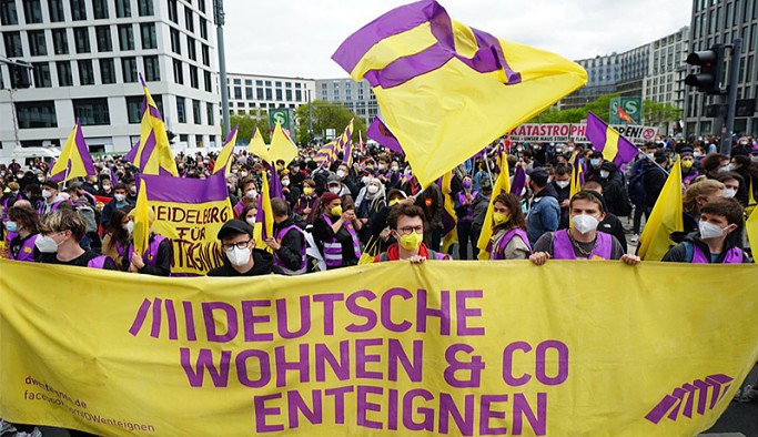 Berlin halkı fahiş kiralara karşı kamulaştırmaya 'evet' dedi