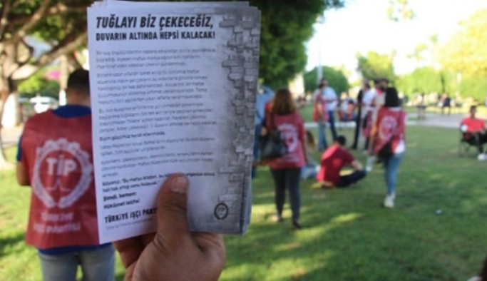 Bildiri dağıtan 9 TİP üyesi gözaltına alındı