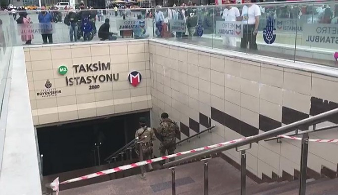 Taksim Metro İstasyonu'nda intihar girişimi