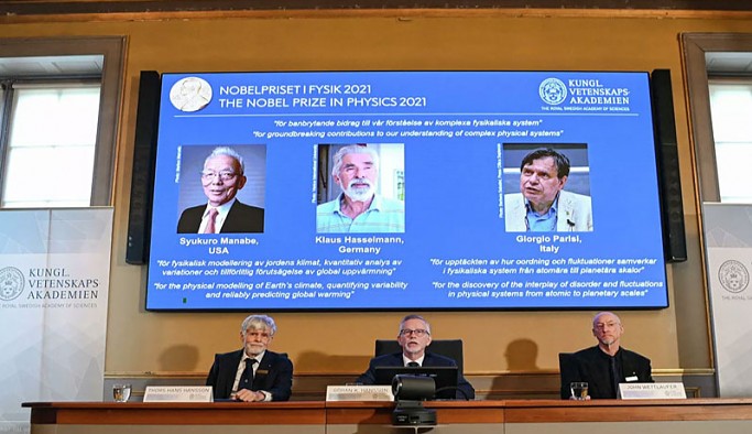 2021 Nobel Fizik Ödülü'nü kazananlar belli oldu