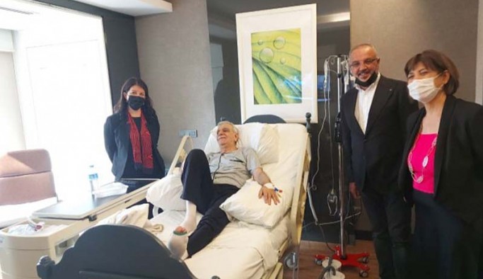 Pervin Buldan, Ahmet Türk'ü ziyaret etti