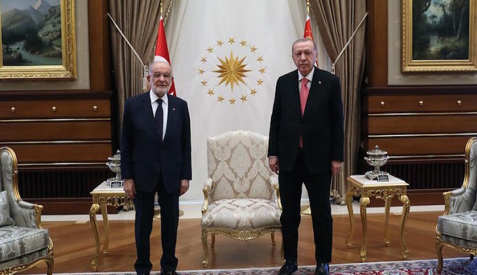 Erdoğan, Karamollaoğlu ile görüştü