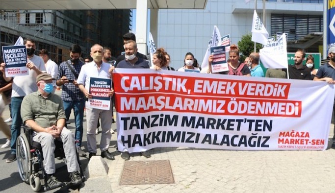 Tanzim Market zinciri işçilerin alacaklarını vermeden konkordato ilan etti