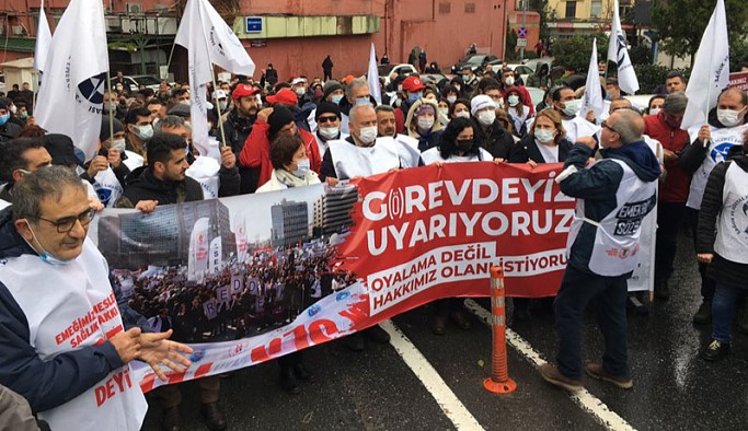 Doğan: Bu çığlık yalnızca sağlık çalışanlarından gelmiyor, emeği ile çalışan tüm kesimlerinden geliyor