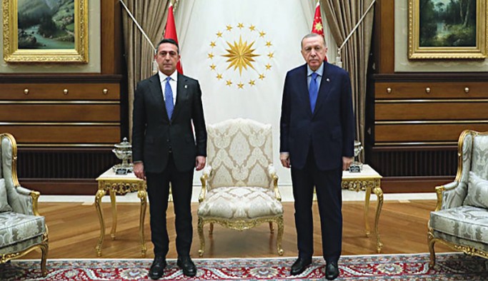 Erdoğan, Ali Koç'la görüştü