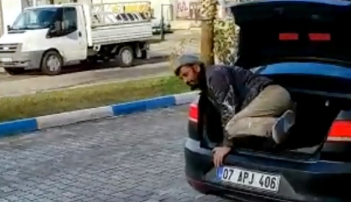 Üzeri kirli işçisini bagajda taşıyan patrona 'şaka gibi' ceza