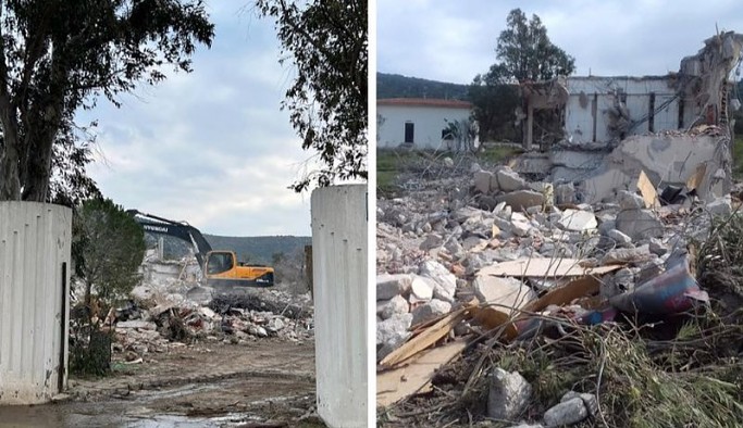 Bedelsiz olarak Ensar Vakfı'na devredilen DHMİ tesisleri yıkılıyor