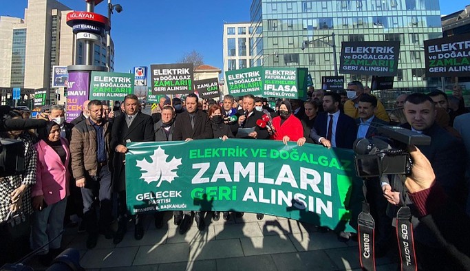 CK Boğaziçi Elektrik önünde eylem: AKP iktidarı Türkiye’yi taşıyamıyor