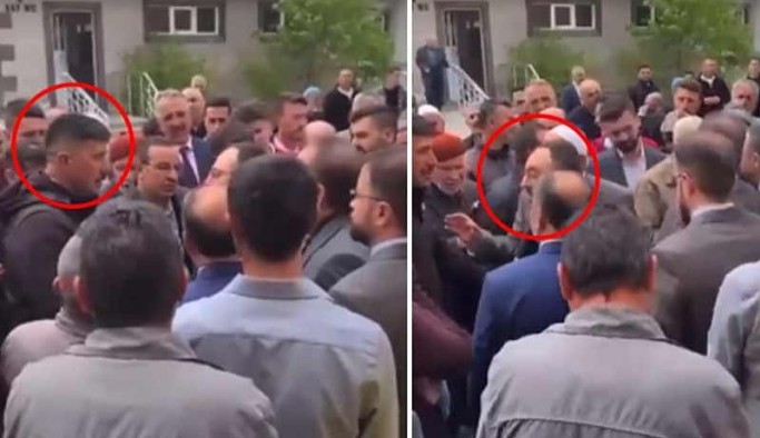 Bayramlaşmaya gelen AKP heyeti, Nevşehir'de tepkiyle karşılandı